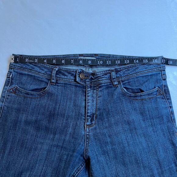 CAbi Mid Rise Stretch Boot Cut Jeans Size 12 Style # 178R Casual Rodeo Cowgirl - Picture 9 of 14